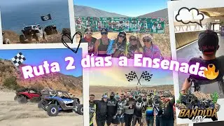 RUTA EN ENSENA LA DEL CANAM Y 686 |VLOG| ACABAMOS EN URGENCIAS!  🚑🏁🔥