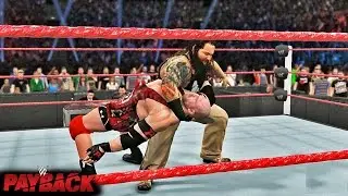 WWE Payback 2015 - Bray Wyatt vs Ryback Match HD!!