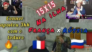 15x15 na ilha!!! Fran&ccedil;a x R&uacute;ssia #loudcoringa #todurorp  #cidadealta