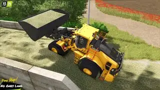 My farm from scratch on an empty map, preparing a silo pit ,Prinoth Leitwolf Agripower/FS25 gameplay