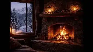 Sound of Rain and Snow on a snowy House | ASMR Meditation for Sleep❄️