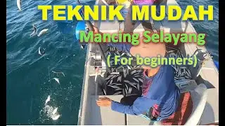 TEKNIK MUDAH mancing ikan Selayang / Cara ikat bulu ngaca apolo (For beginners.)