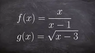 Multiplying two functions and then determining the domain