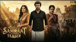 SAMRAAT: The Emperor Movie Teaser 8K | Superstar Rajinikanth | Anushka Shetty | Ramya Krishnan |