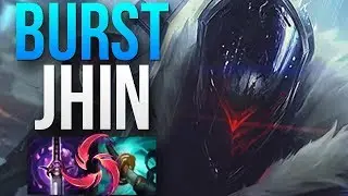 JHIN WITH STORMRAZOR AND HAIL OF BLADES INSANE BURST | CHALLENGER JHIN ADC GAMEPLAY | Patch 8.13 S8