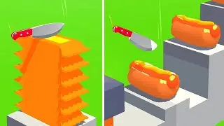 Slice It All Game! Satisfying and Relaxing ASMR Slicing Video NEW UPDATE