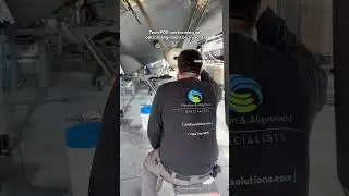 Tech POV: performing an optical alignment on a yacht 🛥️ #conditionmonitoring