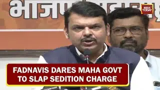 Fadnavis Launches All-Out Attack On Uddhav Thackeray's Govt: 'Ranas Arrested At CM's Behest'