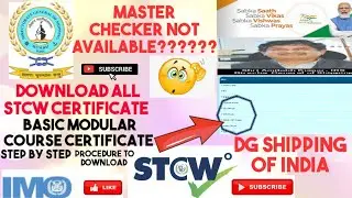 How to Download STCW BASIC MODULAR certificate after exit exam on DG shipp website.