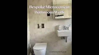 Bespoke Microcement Bathroom for a stylish, unique look #microcement #bathroomdecor #seamlessdesign