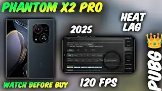 Tecno Phantom X2 Pro PUBG BGMI Test in 2025 | Graphics | Heat & Lag | 120 fps | Battery Drain | Gyro