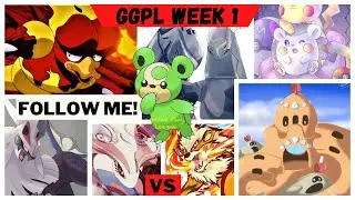 Follow me Shenanigans! GGPL Week 1 | Mossdeep City Milotic's VS NewBark Arcanines