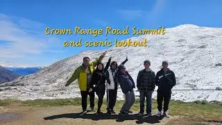 Crown Range Road Summit and Lookout | Wānaka to Queenstown 🇳🇿 | New Zealand 2025