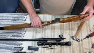 How to replace the trigger group in a Remington Model 700 BDL LH Bolt action rifle + range time