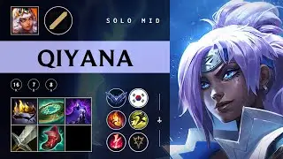 Qiyana Mid vs Anivia - KR Diamond Patch 25.24