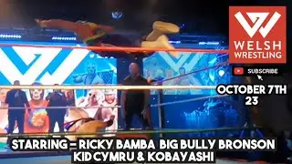 Welsh Wrestling Oct 7th 23 Trecco Bay FULL