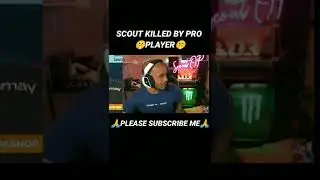 🤫 @officialscoutop KILLED BY PRO PLAYER MOMENT 😛 #sc0ut #sc0utislive #scoutpubg #scoutop #bgmi #shorts