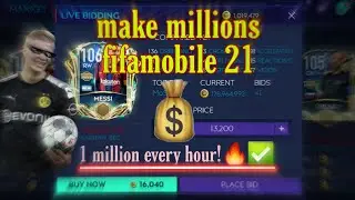 *OMG* 🔥How to make millions of money in fifa mobile 21 | best way to way money and snipingfilters🔥