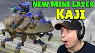 NEW KAJI Robot on War Robots BIGGEST Test Server EVER! Minelayer Gameplay