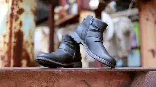 Big Size Men Ankle Boots Zipper Closure Waterproof Buckle