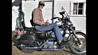 Harley Sportster Driver Backrest Install