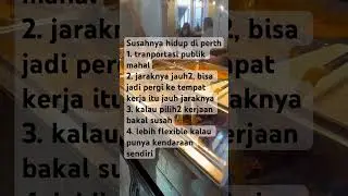 susahnya tinggal di Perth Australia