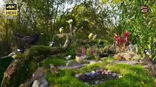 Cat tv 😻 Birds in nature 🐦  4K HDR  🐶 PET tv