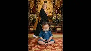 Meditation is a BATTLE! Baby vs. Sleep God.修行中に居眠り連発！頑張る赤ちゃんに癒やされる #cute #baby #赤ちゃん