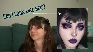 Attempting gothic/emo/scene/something makeup