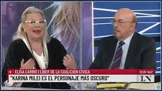 Elisa Carrió con  Joaquín Morales Sola en LN+ 28/8/2025