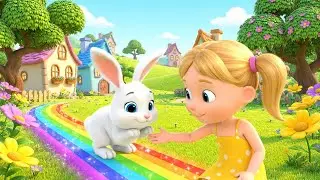 Oops! Baby Bunny Took a Tumble on the Rainbow | Nursery Rhymes for Kids & Baby Songs