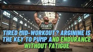 TIRED MID-WORKOUT? ARGININE IS THE KEY TO PUMP AND ENDURANCE WITHOUT FATIGUE