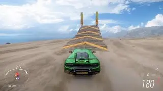 Lamborghini Huracan highest jump-Forza Horizon 5 Xbox Series S gameplay