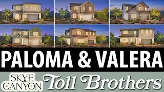 Paloma & Valera Collections Toll Brothers in Skye Canyon - Updated Model Home Tour - Las Vegas Homes
