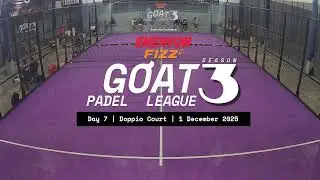GOAT Padel League Season 3 | Day 7 | Live from Doppio Court!