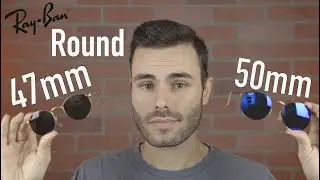 Ray-Ban Round Metal 47 мм против 50 мм