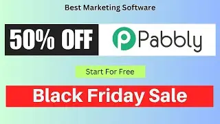 Best Marketing Software: 50% OFF Pabbly Black Friday Sale 2025