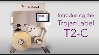 Мини дигитална преса за цветни етикети TrojanLabel T2-C | Introducing the TrojanLabel T2C Mini press