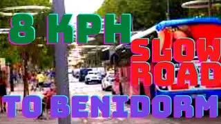 BENIDORM 8 kmph slow road  is this world's  slowest road