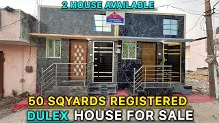 DULEX 2 HOUSE  AVAILABLE - 50 SQYARDS REGISTERED HOUSE FOR SALE WADI E SALEHEEN HOUSE 