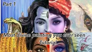 Most divine painting you ever seen || part 1 shiva 💖#youtubevideo #paintingforbeginners