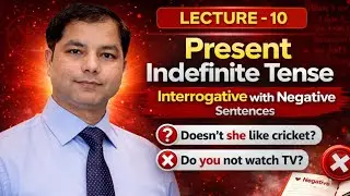 Present Indefinite Tense With Interrogative Negative Examples || UP Board English 2026-27 || 7thorse