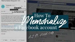 How To Remembering (Memorialized) Someone's Facebook Account