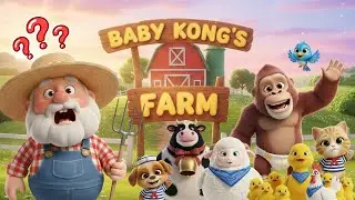 Old MacDonald Had a Farm | Baby Kong&rsquo;s Animal Parade | Kids Songs & Nursery Rhymes