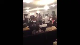 Reverend Derrick Ryals at Jordan hill  church