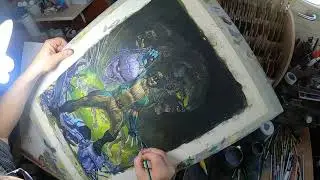 Painting tutorial: Simone Bianchi on Wolverine 13 cover