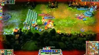 Garen deep base dive with 2 warmogs!