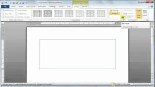 Microsoft Word 2010 Insert Tables - Tutorial 19