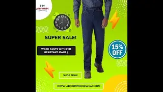 Work Pants with Fire Resistant Jeans | Work Pants with Fire Resistant Jeans