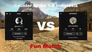 CS 1.6 Indonesia 🇮🇩 | Jemzz VS Kommy (Fun Match)